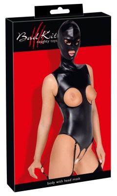 Bad Kitty wetlook body, in de verpakking