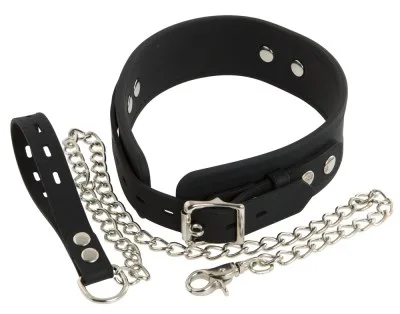 Bad Kitty siliconen halsband met lijn, vierde aanzicht