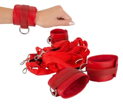 Bad Kitty bedboeien set rood, tweede aanzicht