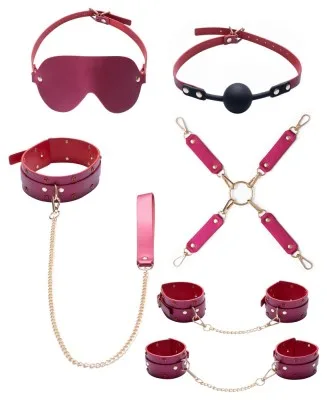 Bad Kitty bondageset roze parelmoer, zevende aanzicht