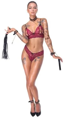 Bad Kitty bondageset zwart en goud, vijfde aanzicht
