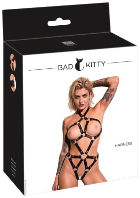 Bad Kitty harnas met studs, in de verpakking