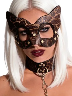 Bad Kitty bondageset luipaardprint, vierde aanzicht