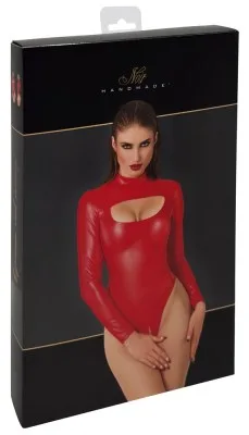 Noir rode wetlook body, in de verpakking